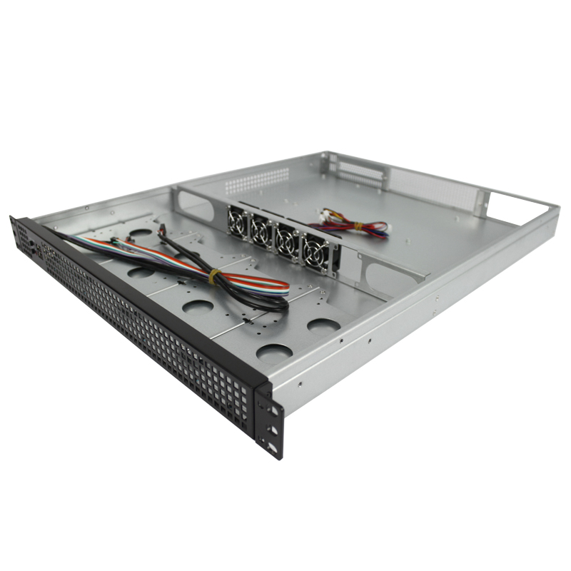 1U 랙마운트 케이스 모델 ISC-SC1U550F-M 12x9.6 메인보드 3.5인치 HDD 4개(4개)