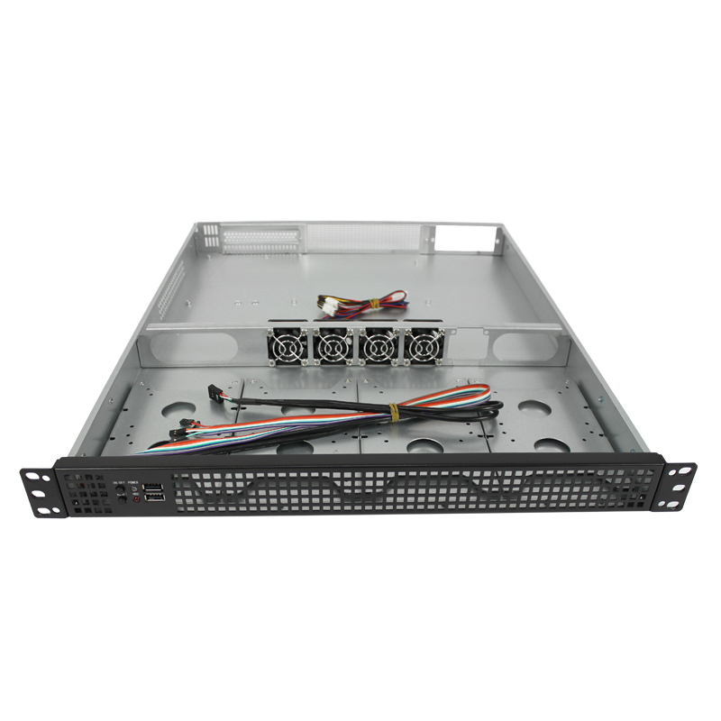 1U 랙마운트 케이스 모델 ISC-SC1U550F-M 12x9.6 메인보드 3.5인치 HDD 4개(6개) 1U 랙마운트 케이스 모델 ISC-SC1U550F-M 12x9.6 메인보드 3.5인치 HDD 4개