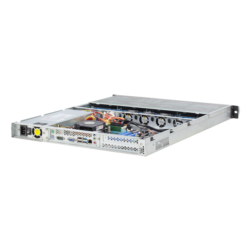 Caja para montaje en bastidor 1U Modelo ISC-SC1U560-H4-T 12x10,5 Placa base 4 discos duros de 3,5 pulgadas (5) Caja para montaje en bastidor 1U Modelo ISC-SC1U560-H4-T 12x10,5 Placa base 4 discos duros de 3,5 pulgadas