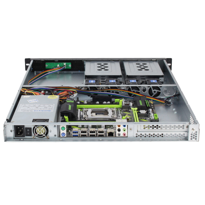 Caja para montaje en bastidor 1U Modelo ISC-SC1U580-H2-T 12x10,5 Placa base (2) Caja para montaje en bastidor 1U Modelo ISC-SC1U580-H2-T 12x10,5 Placa base