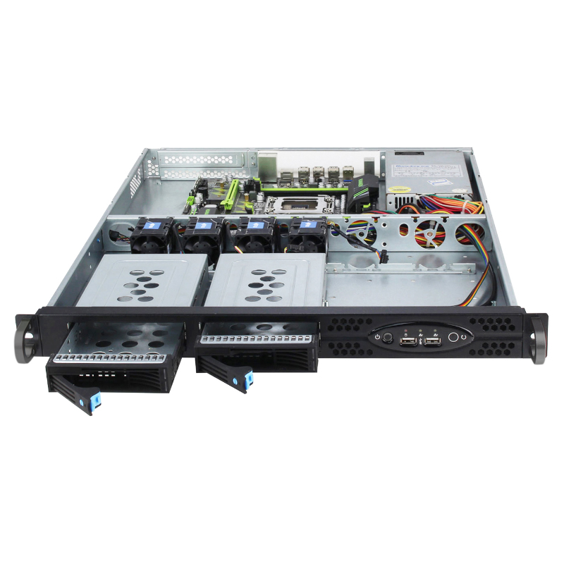Caja para montaje en bastidor 1U Modelo ISC-SC1U580-H2-T 12x10,5 Placa base (9) Caja para montaje en bastidor 1U Modelo ISC-SC1U580-H2-T 12x10,5 Placa base