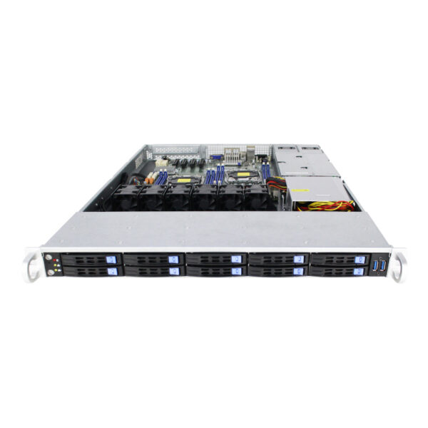 Caja para montaje en bastidor 1U Modelo ISC-SC1U650A-H10-T 12x13 Placa base (2) Caja para montaje en bastidor 1U Modelo ISC-SC1U650A-H10-T 12x13 Placa base (2)