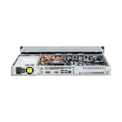 Carcasa para montaje en bastidor 1U modelo ISC-SC1U650A-H4-T 13,68x13 EE-ATX (2) Caja para montaje en bastidor 1U Modelo ISC-SC1U650A-H4-T 13,68x13 EE-ATX