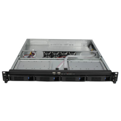 1U Server Case Model ISC-R148-4-M 7 x 7 Mainboard Four 3.5 inch HDDs or Six 2.5 inch HDDs (1) 1U Server Case Model ISC-R148-4-M 7 x 7 Mainboard Four 3.5 inch HDDs or Six 2.5 inch HDDs (1)