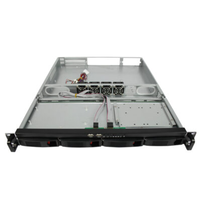 علبة الخادم 1U من طراز ISC-R155-4-M 4 مراوح تبريد بفتحة PCI-E (6) علبة الخادم 1U من طراز ISC-R155-4-M 4 مراوح تبريد بفتحة PCI-E (6)