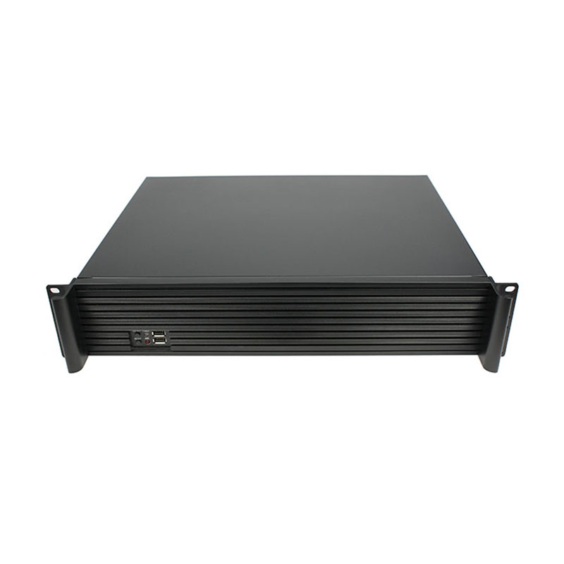 2U 랙마운트 케이스 모델 ISC-RC2U310L-M 12x9.6 메인보드 HDD 2개(4개)