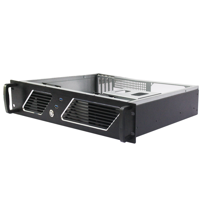 2U 랙마운트 케이스 모델 ISC-RC2U350E-M 9.6x9.6 메인보드 HDD 3개(1) 2U 랙마운트 케이스 모델 ISC-RC2U350E-M 9.6x9.6 메인보드 HDD 3개(1)