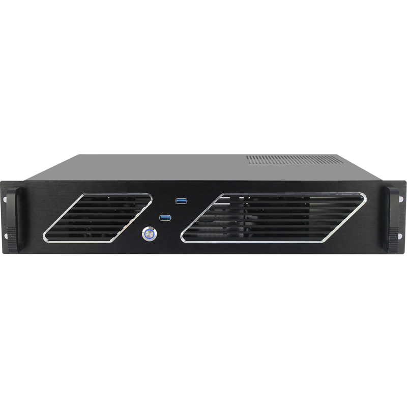 2U 랙마운트 케이스 모델 ISC-RC2U350E-M 9.6x9.6 메인보드 HDD 3개(3개) 2U 랙마운트 케이스 모델 ISC-RC2U350E-M 9.6x9.6 메인보드 3개 HDD