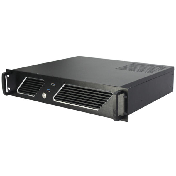2U ラックマウントケース ISC-RC2U350E-M 9.6x9.6 メインボード 3 HDD (4) 2U ラックマウントケース ISC-RC2U350E-M 9.6x9.6 メインボード 3 HDD (4)