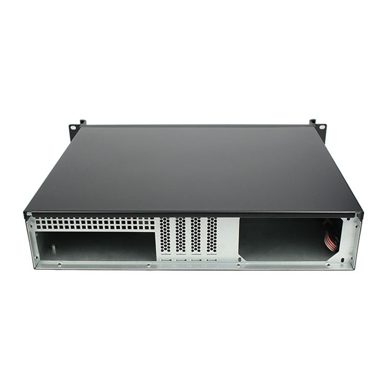 2U 랙마운트 케이스 모델 ISC-RC2U350L-M 9.6x9.6 메인보드 HDD 3개(6개)