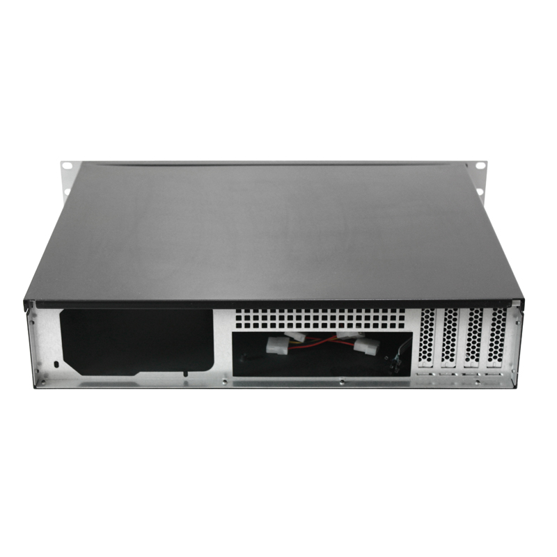 2U 랙마운트 케이스 모델 ISC-RC2U350L1-M 9.6x9.6 메인보드 HDD 3개(11)