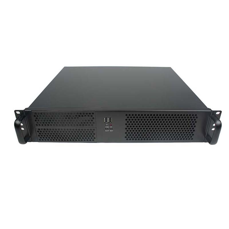 2U 랙마운트 케이스 모델 ISC-RC2U390F-M 12x9.6 메인보드 8 HDD(4개)