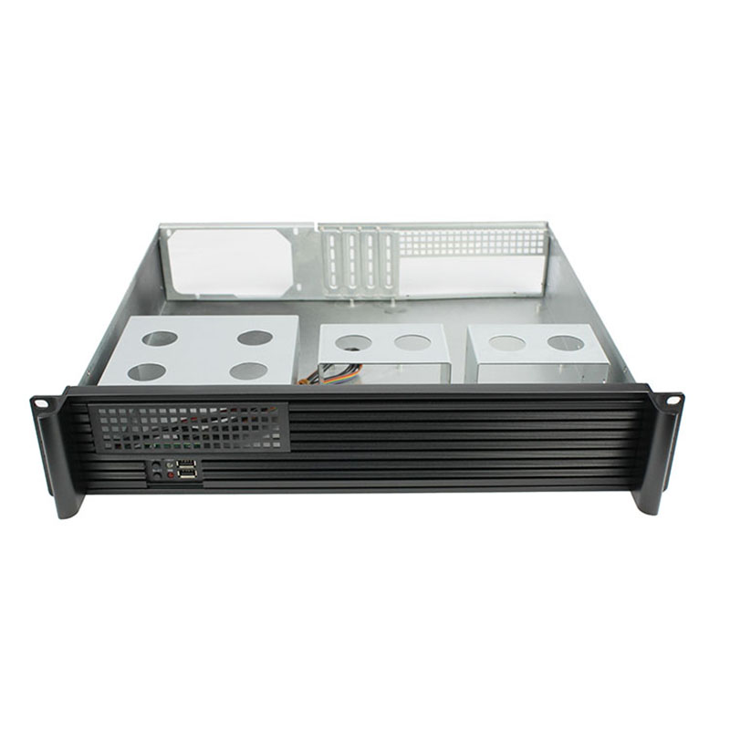 2U 랙마운트 케이스 모델 ISC-RC2U390L1-M 9.6x9.6 메인보드 HDD 4개(3개)