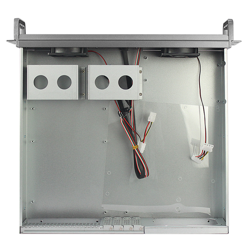 علبة 2U Rackmount Case طراز ISC-RC2U400E-M 9.6x9.6 اللوحة الرئيسية 4 أقراص صلبة (4) علبة 2U Rackmount Case طراز ISC-RC2U400E-M 9.6x9.6 اللوحة الرئيسية 4 أقراص صلبة