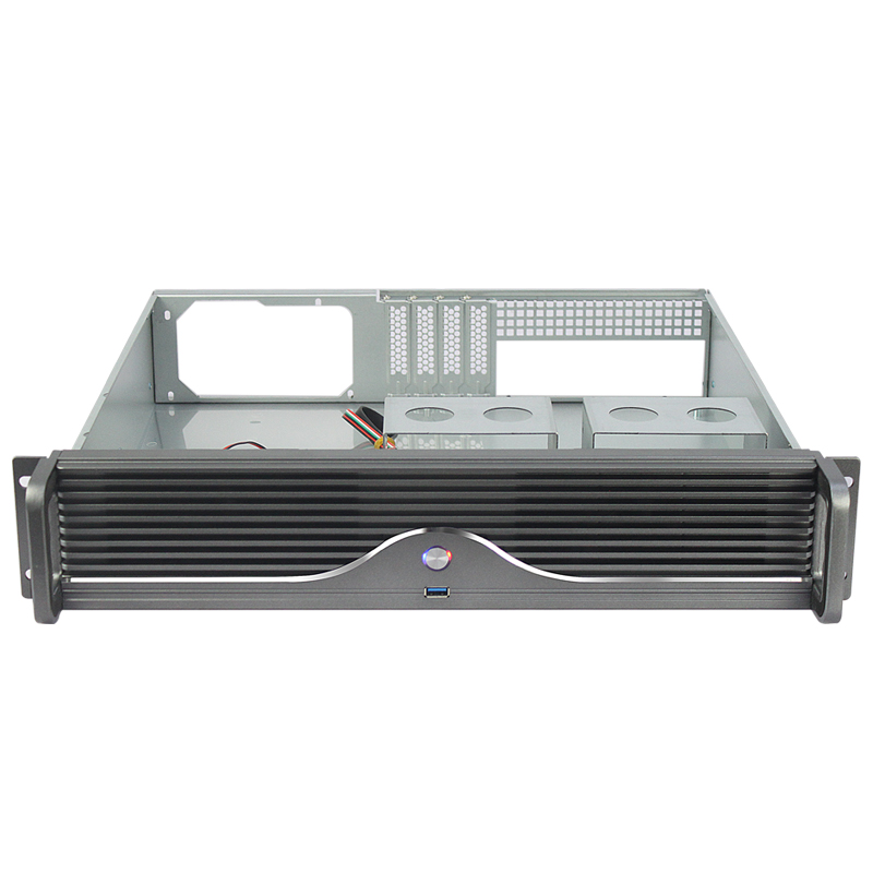 علبة 2U Rackmount Case طراز ISC-RC2U400E-M 9.6x9.6 اللوحة الرئيسية 4 أقراص صلبة (6) علبة 2U Rackmount Case طراز ISC-RC2U400E-M 9.6x9.6 اللوحة الرئيسية 4 أقراص صلبة