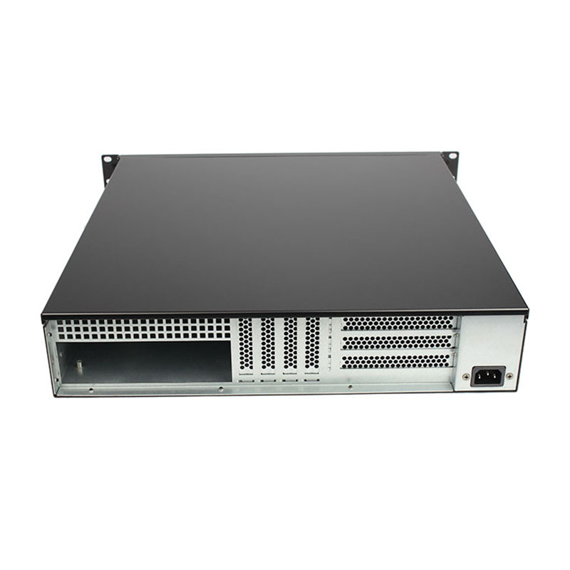 2U 랙마운트 케이스 모델 ISC-RC2U450F-M 12x9.6 메인보드 HDD 3개(6개)