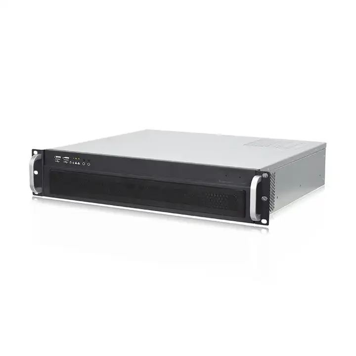 علبة 2U Rackmount Case طراز LX-S2380A 2U Rackmount طراز LX-S2380A Micro ATX 4 أقراص صلبة مقاس 3.5 بوصة (3)
