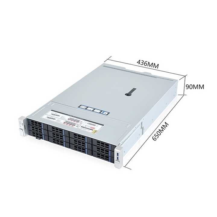 علبة الخادم 2U طراز ISC-SC265C12-L ذات 12 فتحة تبديل سريع 3 مراوح تبريد (6)