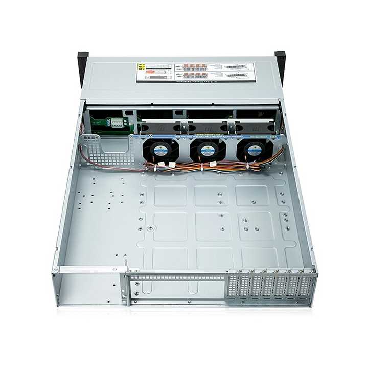 Carcasa de servidor 2U Modelo ISC-SC265F08-L 8 bahías intercambiables en caliente 3 ventiladores (6)