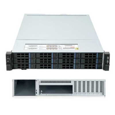علبة خوادم 2U طراز ISC-SC265F12-L ذات 12 فتحة تبديل سريع 3 مراوح تبريد (2) علبة خوادم 2U طراز ISC-SC265F12-L ذات 12 فتحة تبديل سريع 3 مراوح تبريد (2)