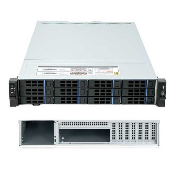 2U 서버 케이스 모델 ISC-SC265F12-L 핫스왑 베이 12개 냉각 팬 3개(2개) 2U 서버 케이스 모델 ISC-SC265F12-L 핫스왑 베이 12개 냉각 팬 3개(2개)