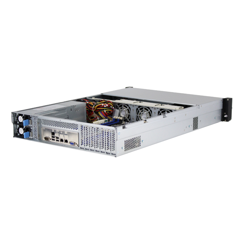 علبة الخادم 2U من طراز ISC-SC-SC265S-H25-T 25 قرصًا أماميًا صلبًا 3 مراوح تبريد (5)