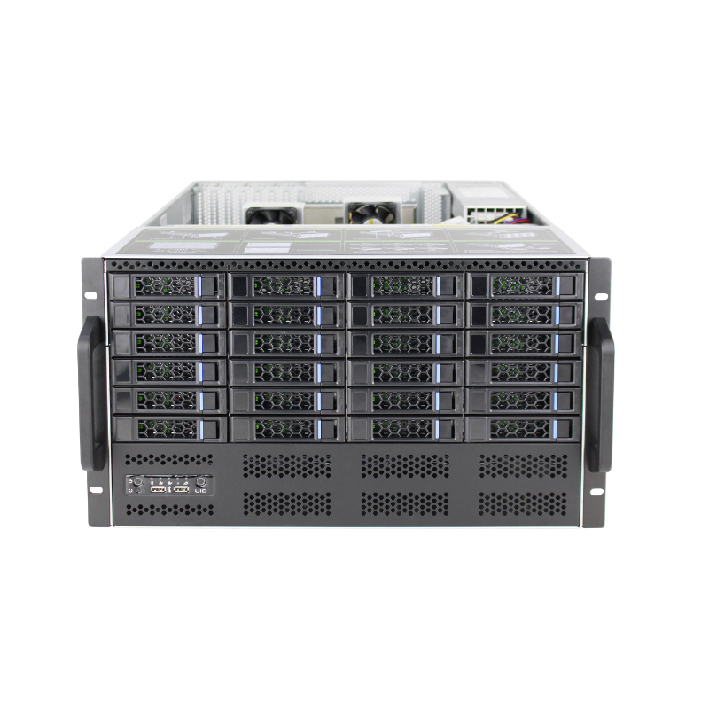 Carcasa de servidor 6U Modelo ISC-SC665-H48-T 48 discos duros intercambiables en caliente 7 ranuras de expansión (3) Carcasa de servidor 6U Modelo ISC-SC665-H48-T 48 discos duros intercambiables en caliente 7 ranuras de expansión (3)