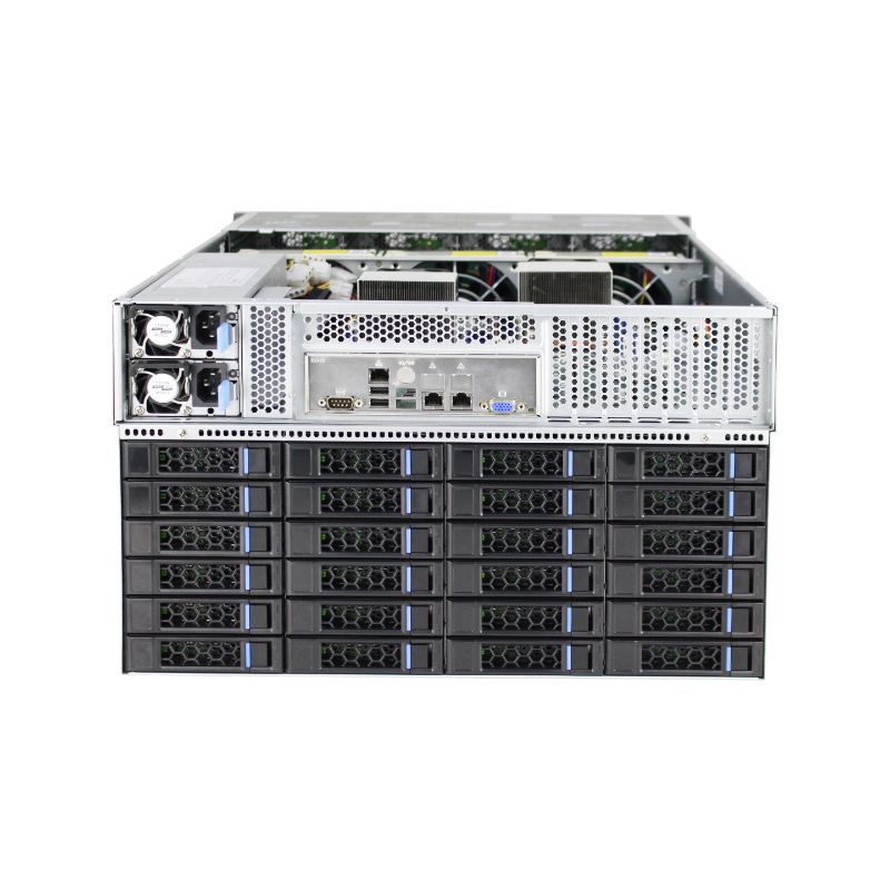 Carcasa de servidor 6U Modelo ISC-SC665-H48-T 48 discos duros intercambiables en caliente 7 ranuras de expansión (4) Carcasa de servidor 6U Modelo ISC-SC665-H48-T 48 discos duros intercambiables en caliente 7 ranuras de expansión (4)