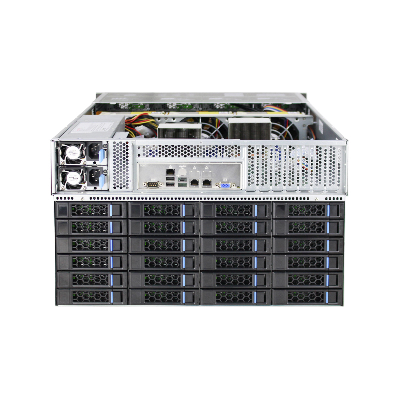 علبة الخادم 6U طراز ISC-SC665-H60-T 60 محرك أقراص صلبة قابلة للتبديل السريع 7 فتحات توسعة (7) علبة الخادم 6U طراز ISC-SC665-H60-T 60 محرك أقراص صلبة قابلة للتبديل السريع 7 فتحات توسعة (7)
