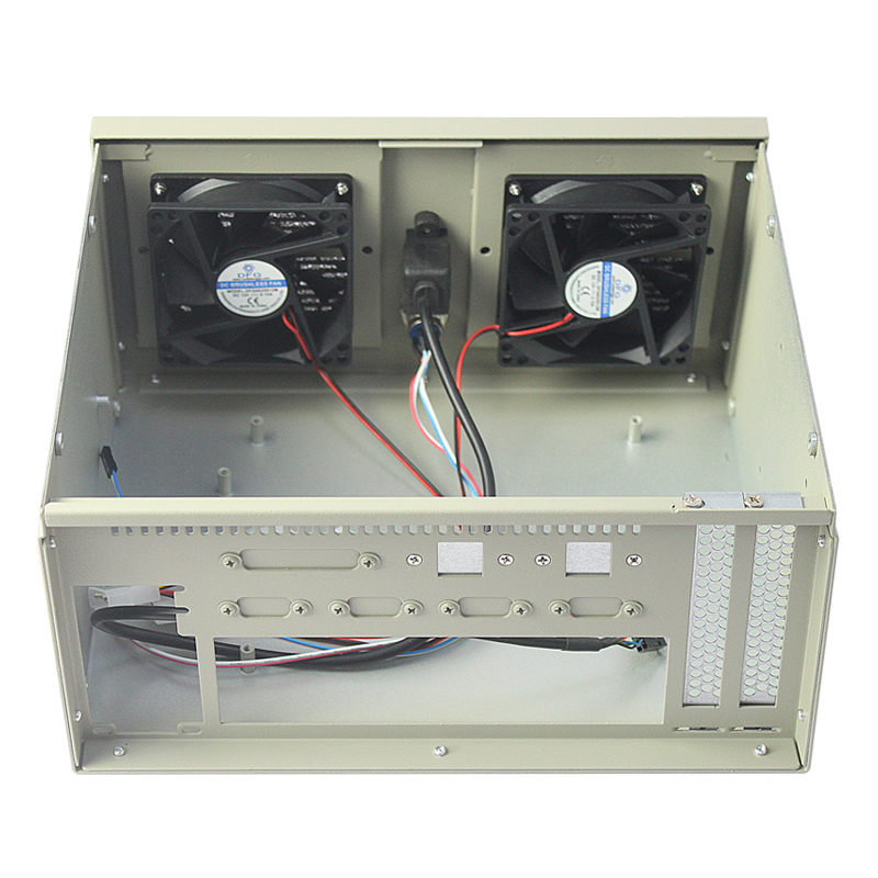 علبة حامل على الرف 2 فتحة موديل ISC WMS34TW M 2HDD 2FAN PCI COM USB (2)