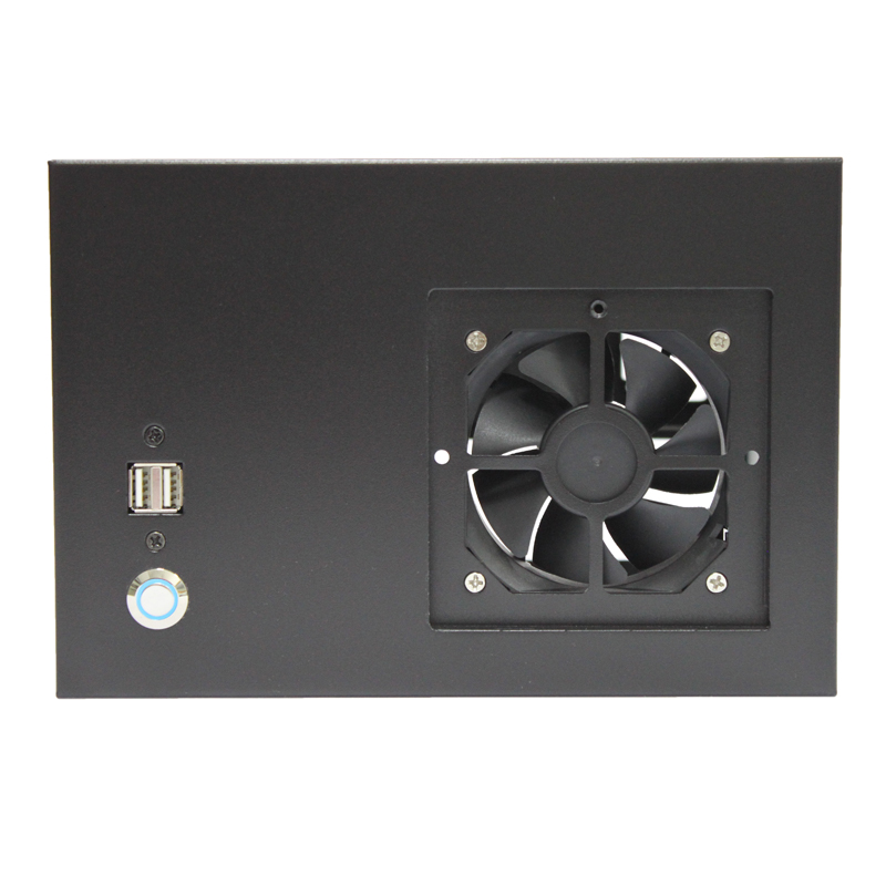 Wallmount Case 2 Slots Model ISC-WMS31B-M 7x7 Mainboard 2 2.5 inch HDDs (2)