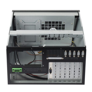 Carcasa de pared de 6 ranuras Modelo ISC WMS38CD M 2HDD PCI COM VGA LCD USB3 (3)
