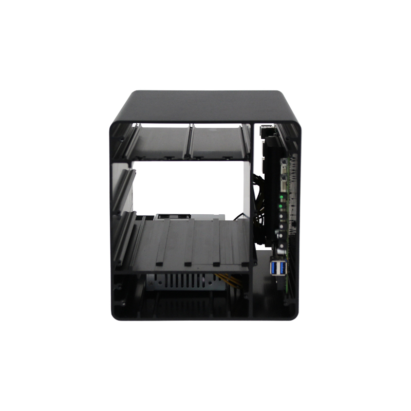 Caixa NAS de 4 compartimentos modelo ISC NS04AFB T 4HDD MiniITX USB Flex (1) Caixa NAS de 4 compartimentos modelo ISC NS04AFB T 4HDD MiniITX USB Flex (1)