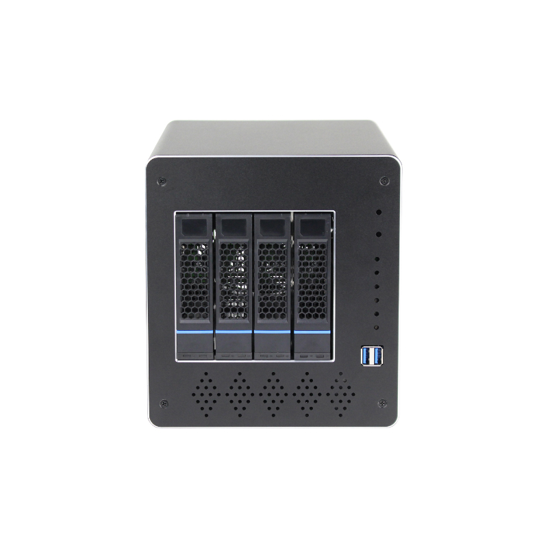 Caixa NAS de 4 compartimentos modelo ISC NS04AFB T 4HDD MiniITX USB Flex (6) Caixa NAS de 4 compartimentos modelo ISC NS04AFB T 4HDD MiniITX USB Flex (6)