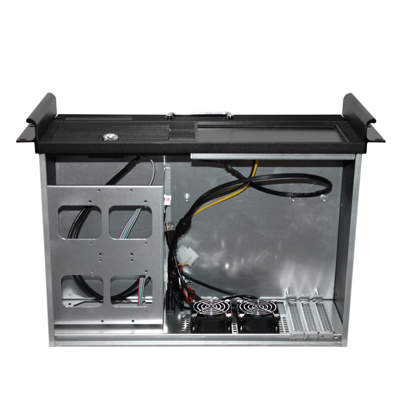Carcasa para montaje en bastidor 4U ISC-RC4U300C-M Doble tamaño HDD 3 ranuras (6) Caja para montaje en bastidor 4U ISC-RC4U300C-M Doble tamaño HDD 3 ranuras
