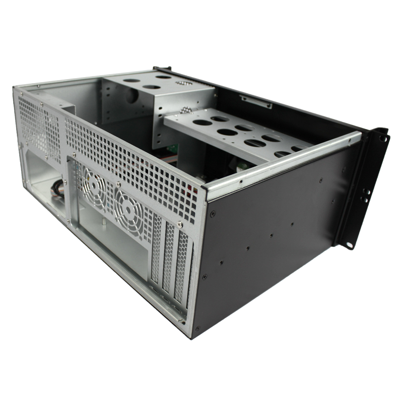 4Uラックマウントケース ISC RC4U300L M デュアルHDD 4スロット (1) 4Uラックマウントケース ISC RC4U300L M デュアルHDD 4スロット