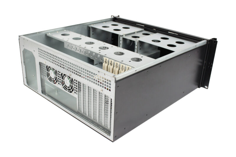 Boîtier de montage en rack 4U ISC-RC4U450-6D-M 4+4 HDD 7 PCI (6) Boîtier de montage en rack 4U ISC-RC4U450-6D-M 4+4 HDD 7 PCI