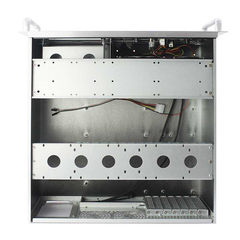 4U Rackmount Rackmount Case ISC RC4U460C M متعدد الأقراص الصلبة متعددة الأقراص الصلبة المخزنة PSU USB 7 PCI (10)