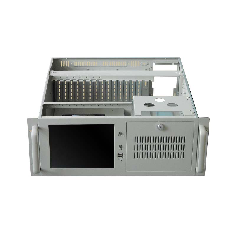 علبة 4U Rackmount Case ISC RC4U610M T 4U Rackmount ISC RC4U610M T 2HDD 3Optical 7Slot USB LCD (5)
