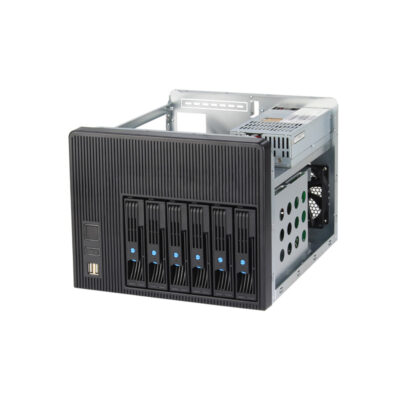 علب NAS ذات 6 باي ناس موديل ISC NS6S T 6HDD MiniITX PCI USB (3) علب NAS ذات 6 باي ناس موديل ISC NS6S T 6HDD MiniITX PCI USB (3)