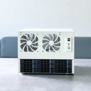 9 Bay NAS Cases Modelo ISC NS09S2 6 L 9HDD SAS SATA USB3 MicroATX Blanco (4)