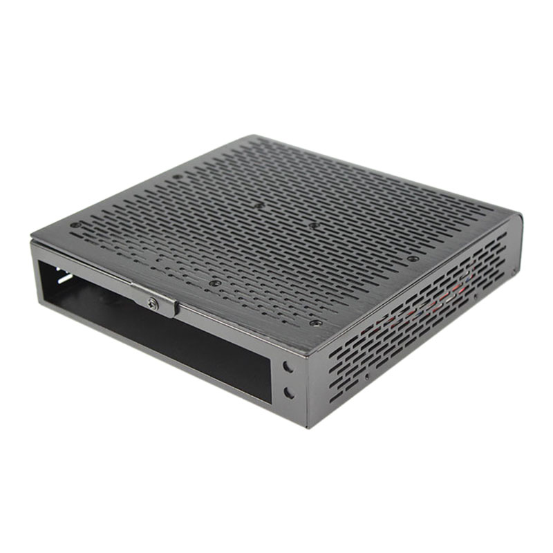 علبة ميني آي تي إكس موديل ISC ITX ITXS23 M 2HDD USB WiFi ألومنيوم (1)
