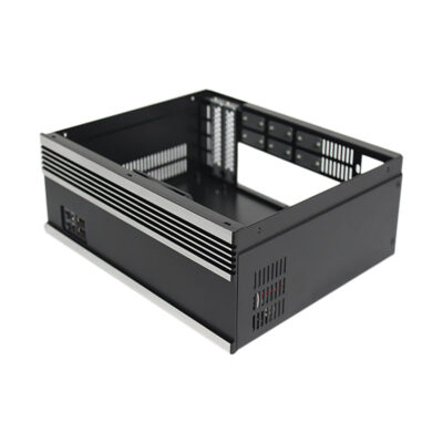 علبة ميني آي تي إكس ميني آي تي إكس موديل ISC ITXSS25 M 2HDD PCI USB2 ألومنيوم (1) علبة ميني آي تي إكس موديل ISC ITXS25 M 2HDD PCI USB2 ألومنيوم
