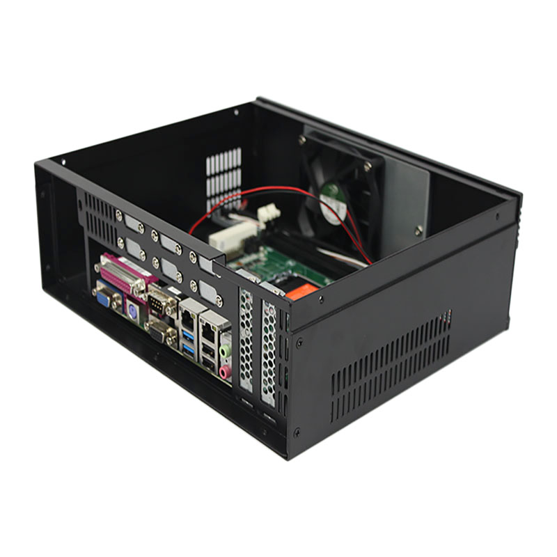 علبة ميني آي تي إكس موديل ISC ITX ITXS25 M 2HDD PCI USB2 ألومنيوم (5)