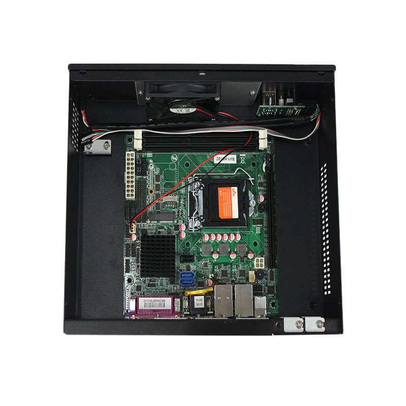علبة ميني آي تي إكس موديل ISC ITX ITXS25 M 2HDD PCI USB2 ألومنيوم (6) علبة ميني آي تي إكس موديل ISC ITXS25 M 2HDD PCI USB2 ألومنيوم