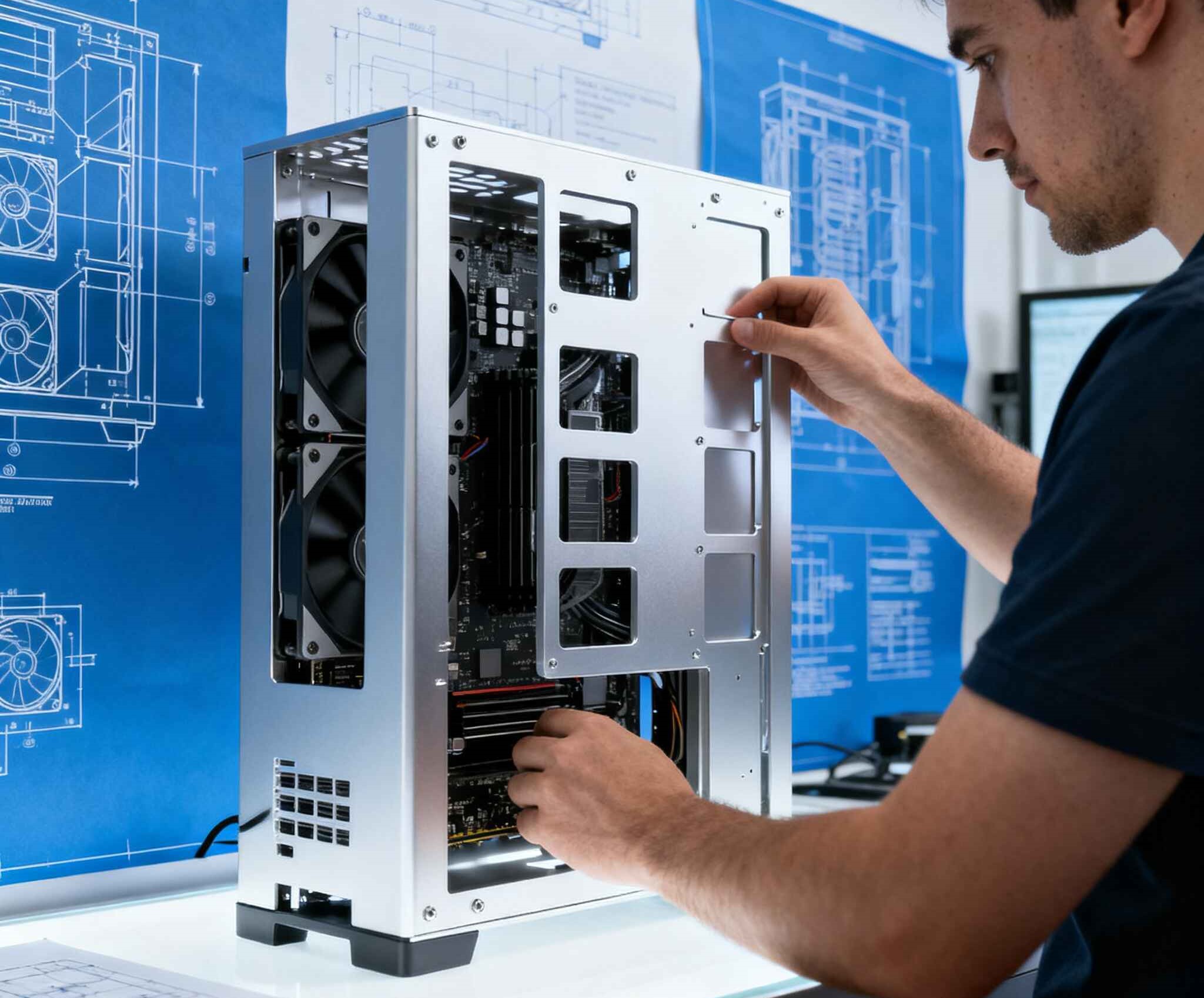 GPUサーバーシャーシのカスタマイズ 4