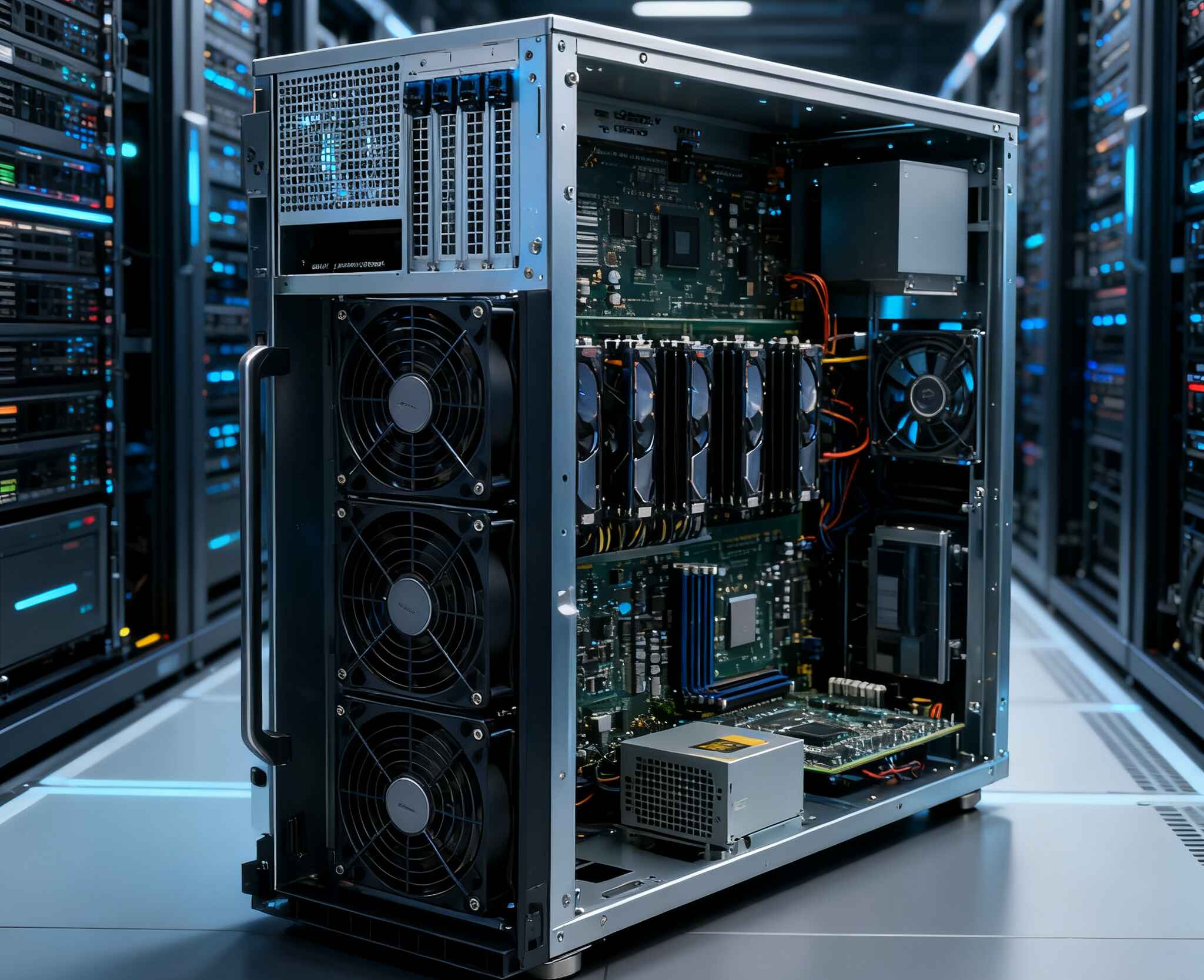 How to choose a 4U GPU server chassis for multi GPU AI training 4
