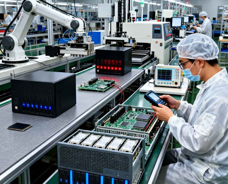 NAS device production factory — a practical take 1 2