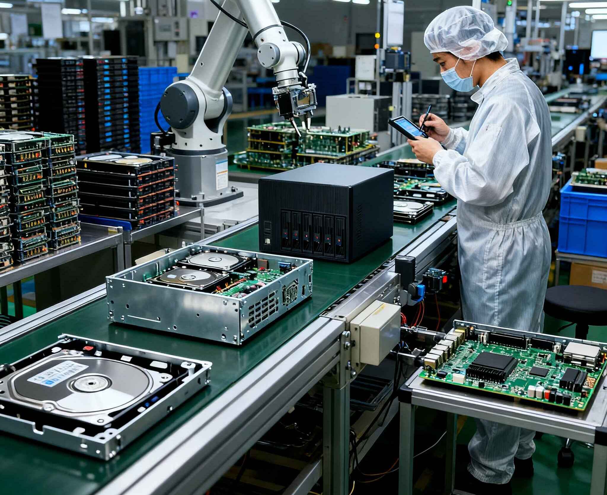 NAS device production factory — a practical take 5 2
