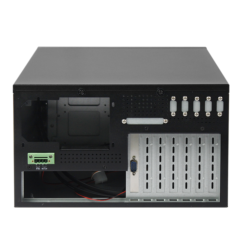 Wallmount Case 6 Slots Model ISC WMS38CD M 2HDD PCI COM VGA LCD USB3 5